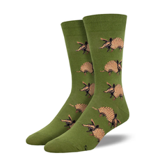 Socksmith Men's Socks Armadillos Green