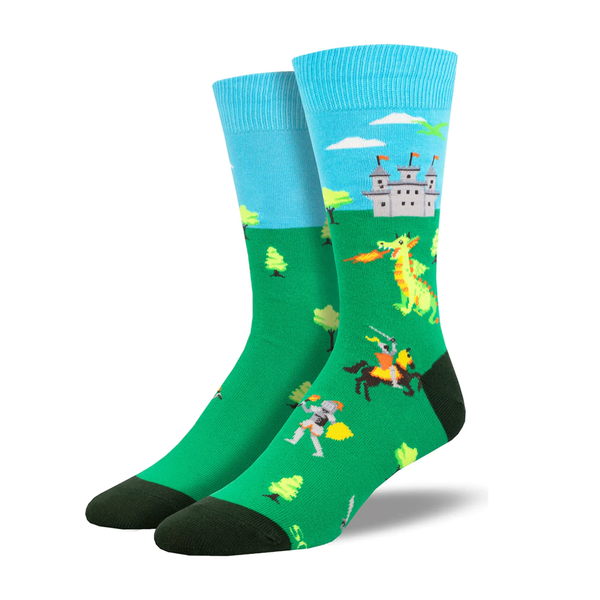 Socksmith Socks Men's Just Slay Green