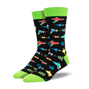 Socksmith Socks Men's Ray Gun Blasters Black