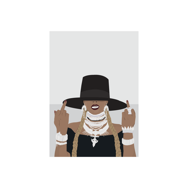 Iko Iko Pop Culture Card Bey Fingers