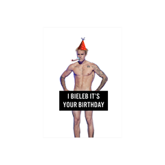 Iko Iko Pop Culture Card Birthday Biebs
