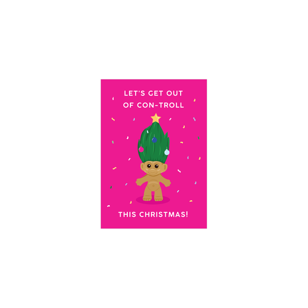 Iko Iko Mini Christmas Card Pop Fun Card Troll