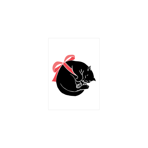 Iko Iko Mini Christmas Card Talula Cat Present