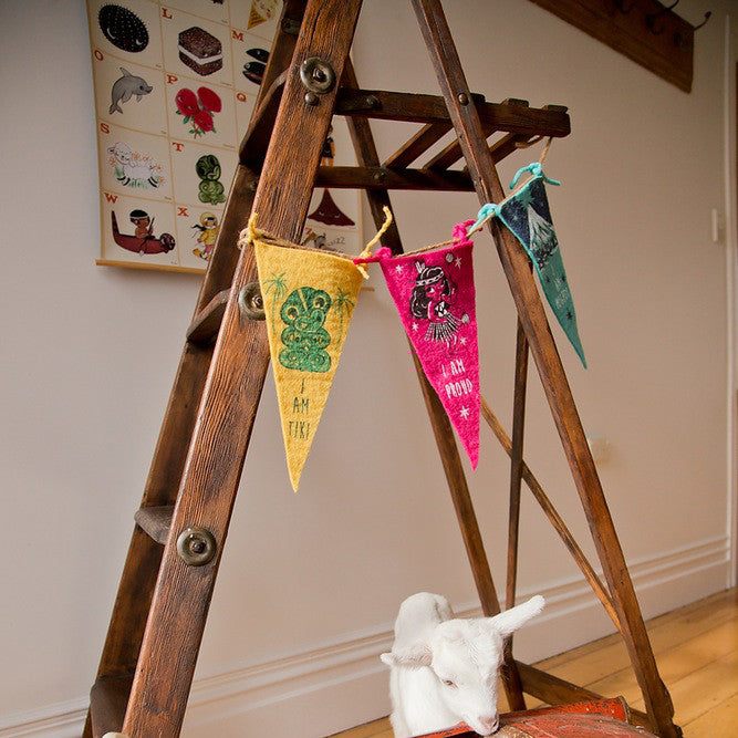 Misery Guts Club Flag I am Exquisite Bright Yellow