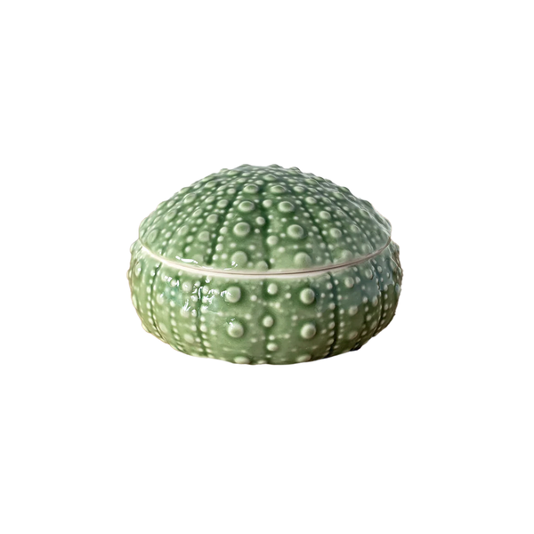 Moana Road Ceramic Kina Jar Green Small