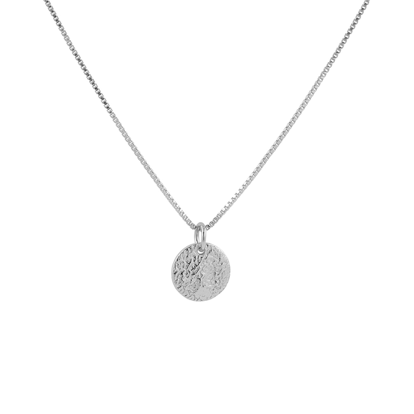 Iko Iko Necklace Melt Disc Silver