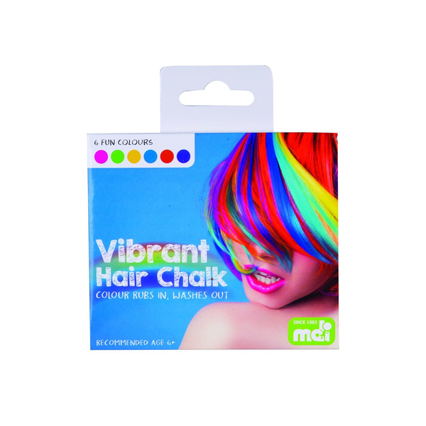 Vibrant Hair Chalk Pack of 6 Colours