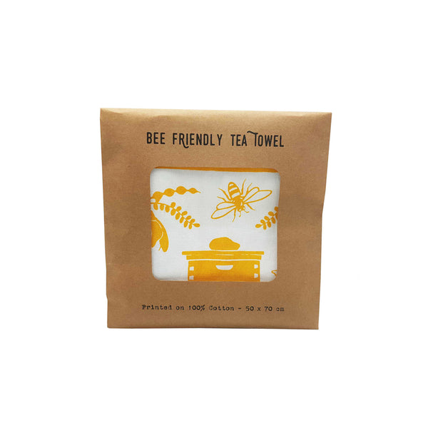 Wolfkamp and Stone Tea Towel Bee Friendly