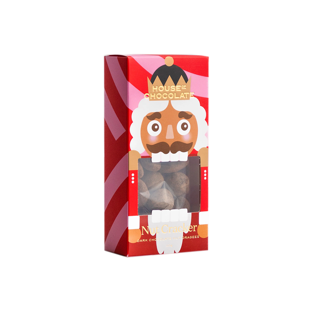 House of Chocolate Nutcracker Dark Chocolate Nut Dragees