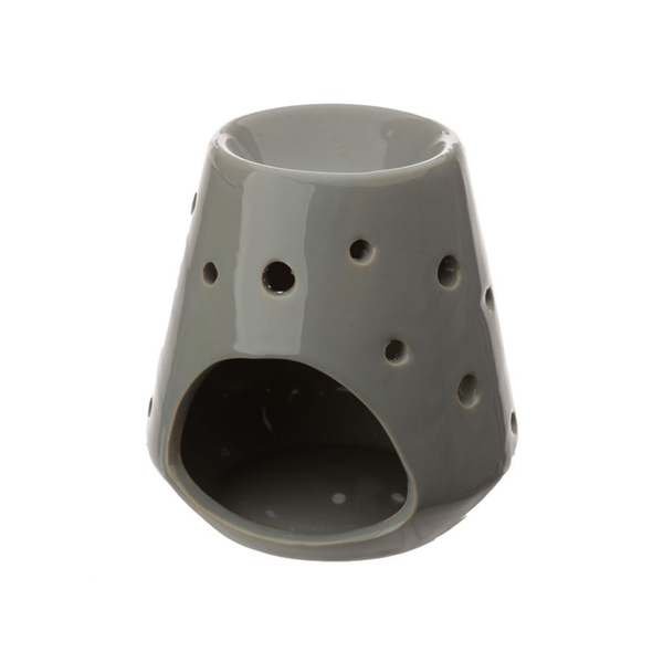 Eden Ceramic Cut out Oil Burner Dark Grey