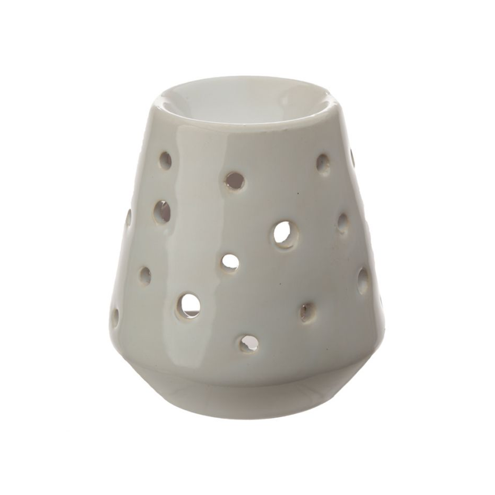 Eden Ceramic Cut out Oil Burner Light Grey