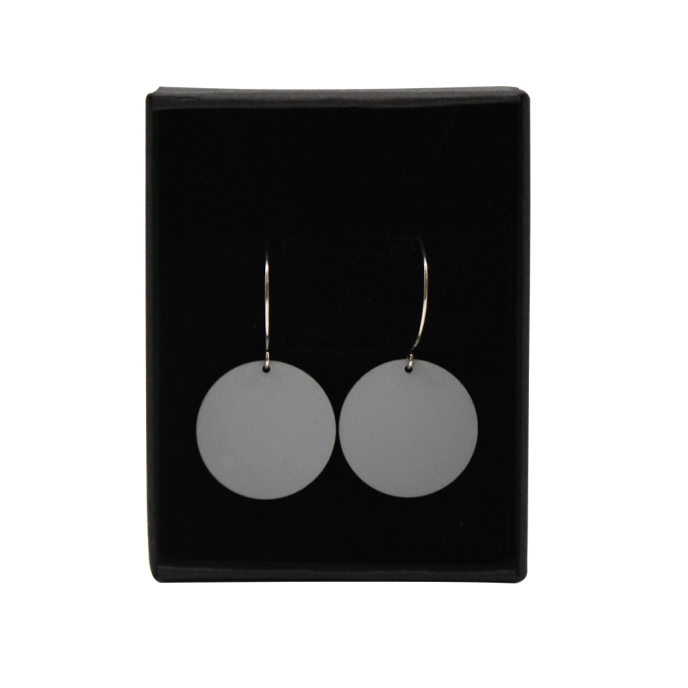 Penny Foggo Earrings Small Spot Grey
