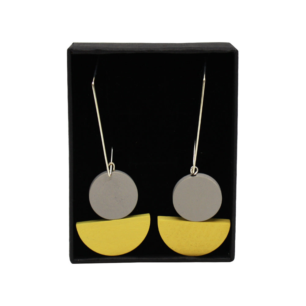 Penny Foggo Earrings Wood Drops Lemmon