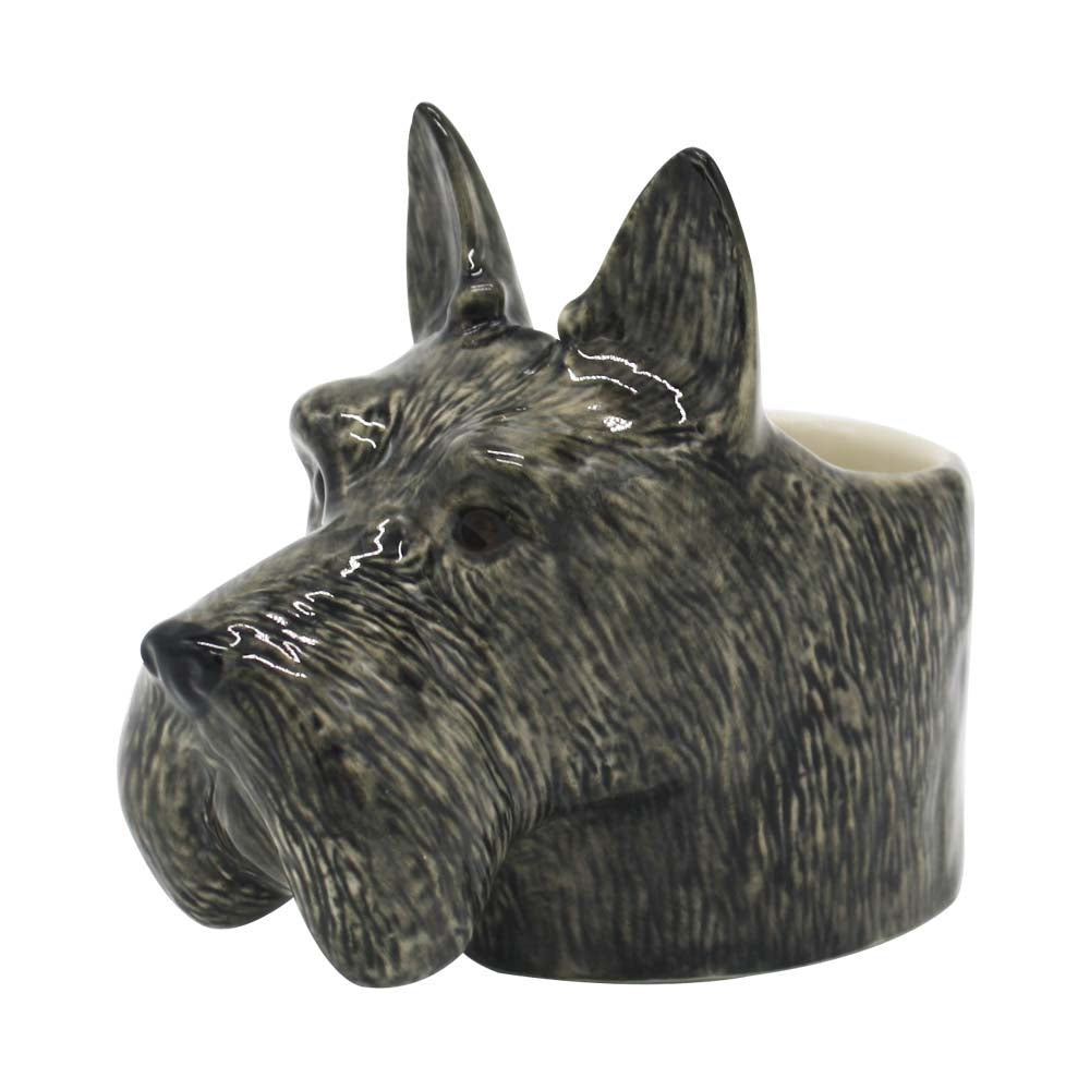 Quail Scottie Dog Face Egg Cup