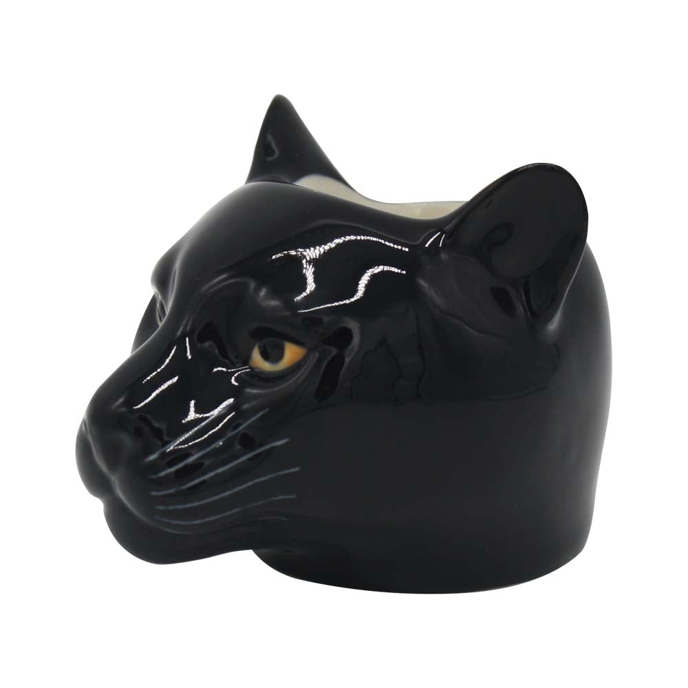 Quail Panther Face Egg Cup