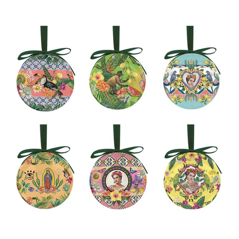 La La Land Christmas Decorations Mexican Folklore Single Large Bauble Assorted