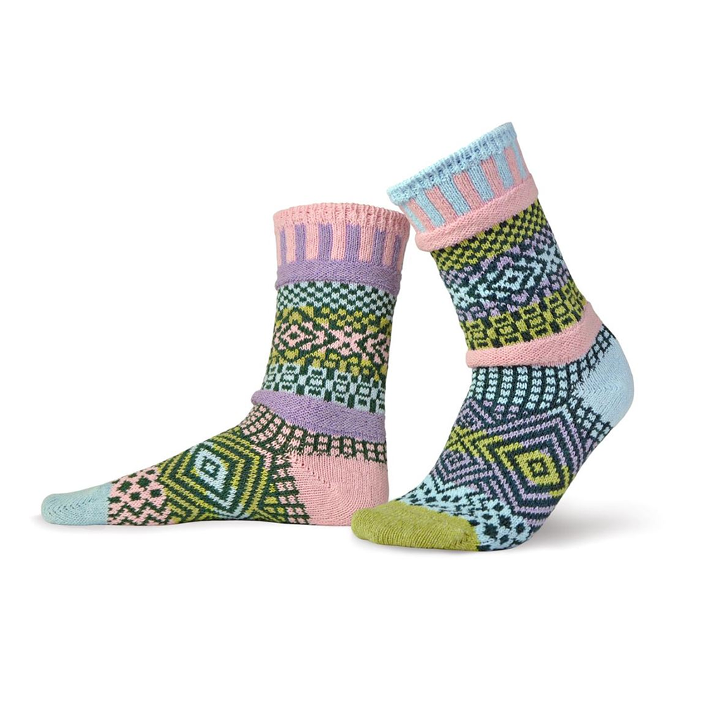 Solmate Socks Adult Crew Lilac