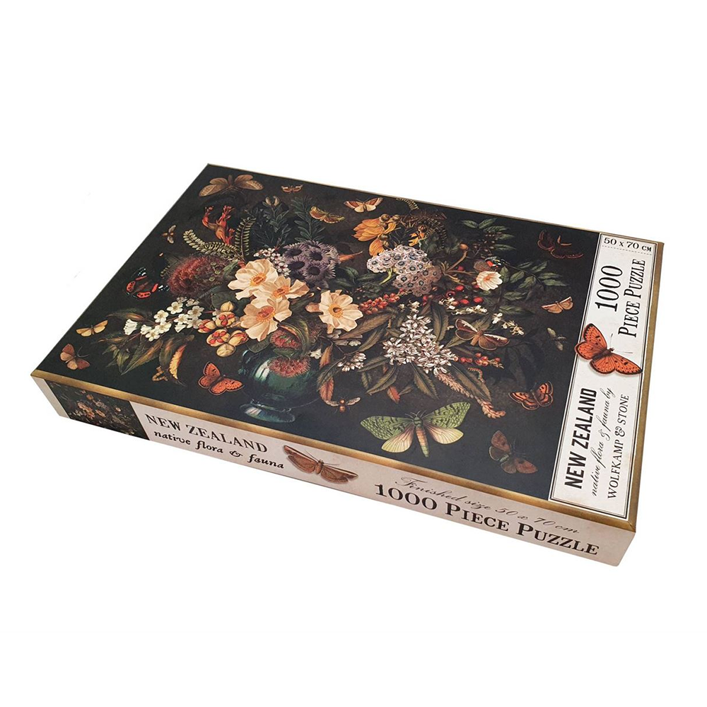 Wolfkamp & Stone 1000 Piece Puzzle Native Flora and Fauna