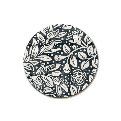 Kauri and Ramarama Coaster Charcoal