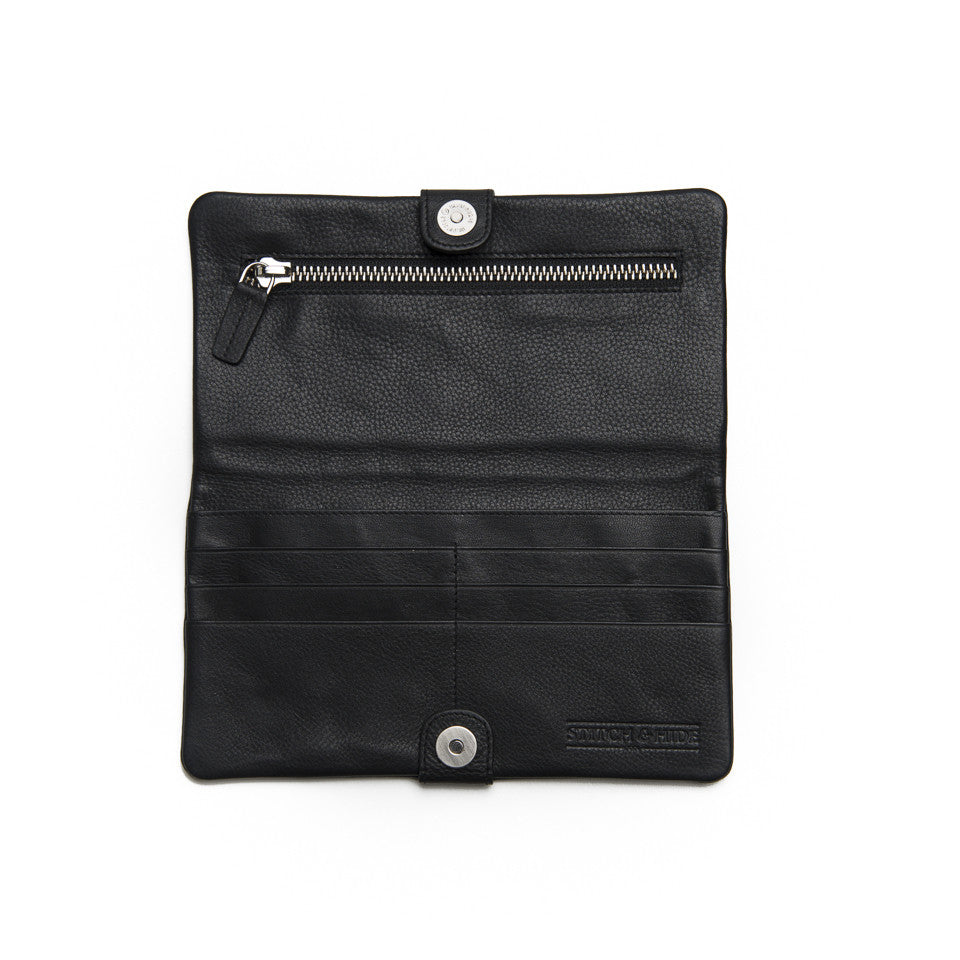 Stitch & Hide Leather Wallet Jesse Black