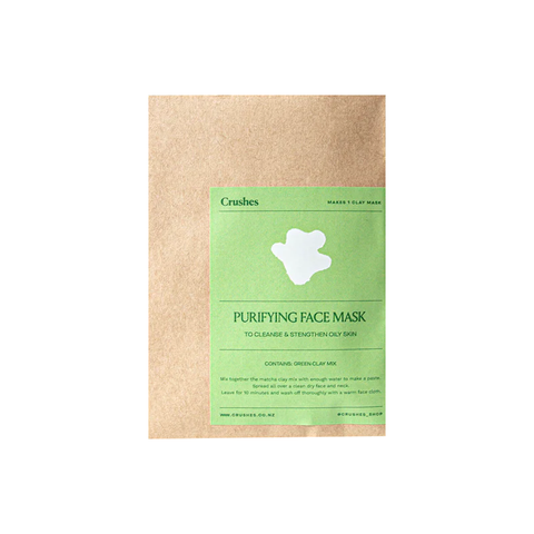 Crushes Face Mask Single Purifying Green Clay