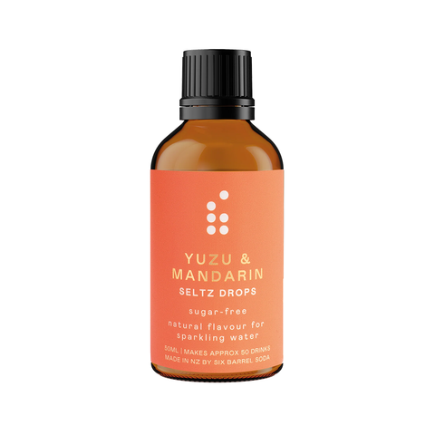 Six Barrel Soda Seltz Drops 50ml Yuzu & Mandarin