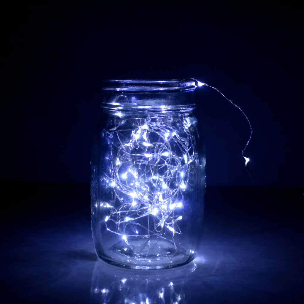 LED Wire Seed Light String 5m Silver Cool White