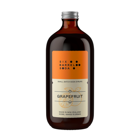 Six Barrel Soda Grapefruit Syrup