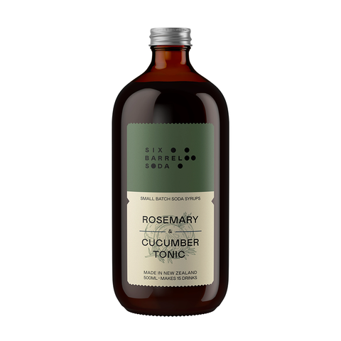 Six Barrel Soda Rosemary and Cucumber Tonic Syrup
