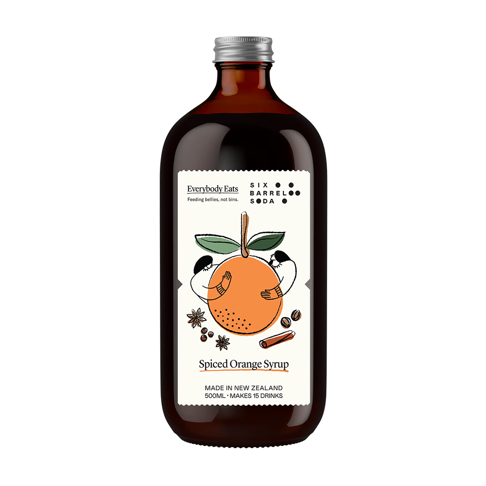 Six Barrel Soda x Everybody Eats Spiced Orange Syrup Limited Edition