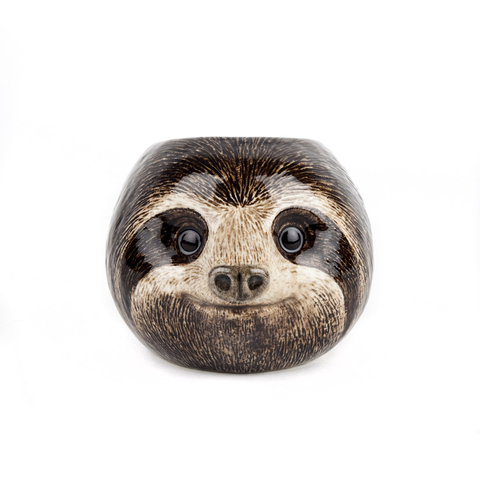 Quail Sloth Face Egg Cup