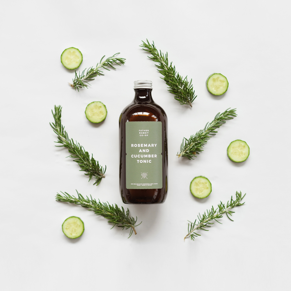 Six Barrel Soda Father Rabbit Rosemary and Cucumber Tonic Syrup