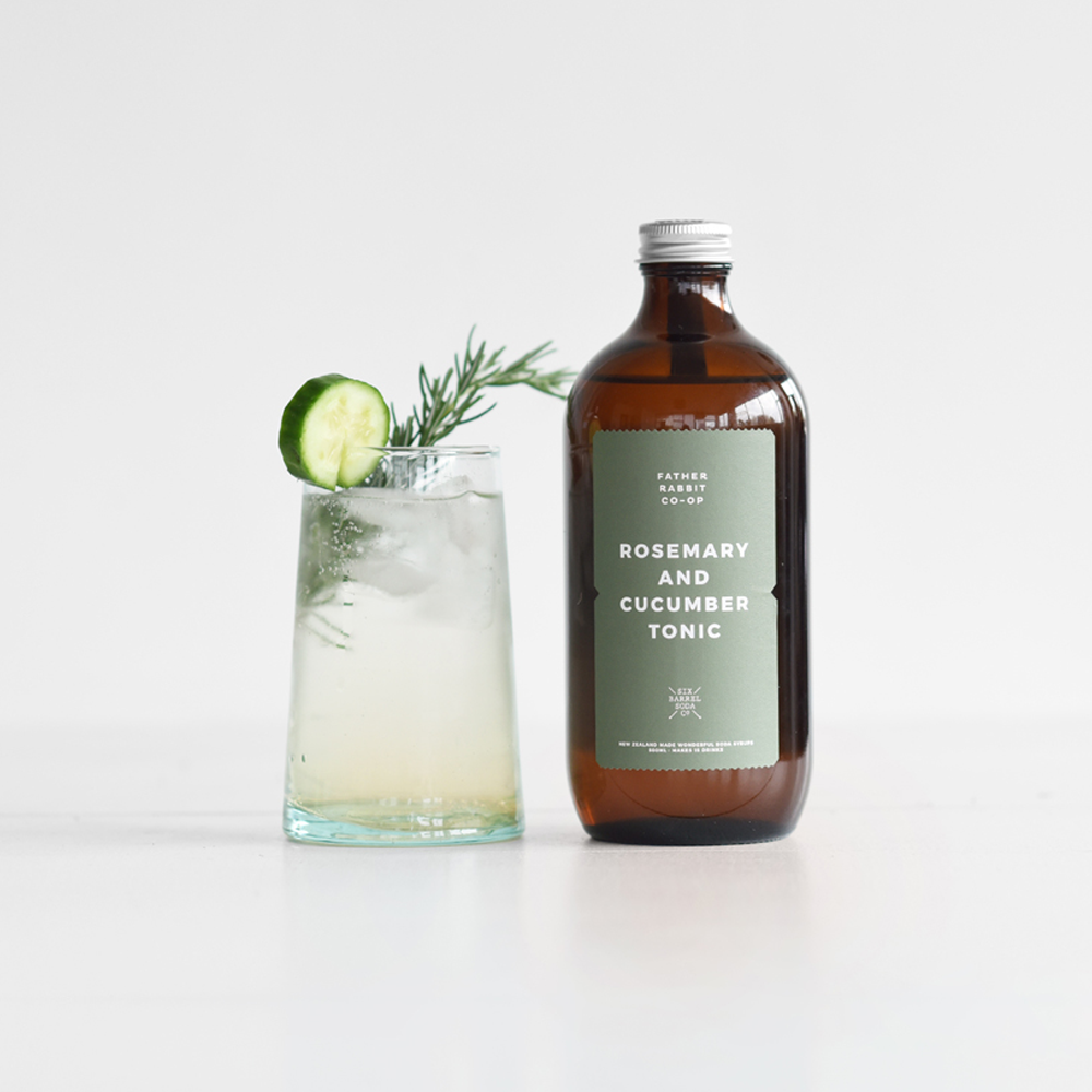 Six Barrel Soda Father Rabbit Rosemary and Cucumber Tonic Syrup