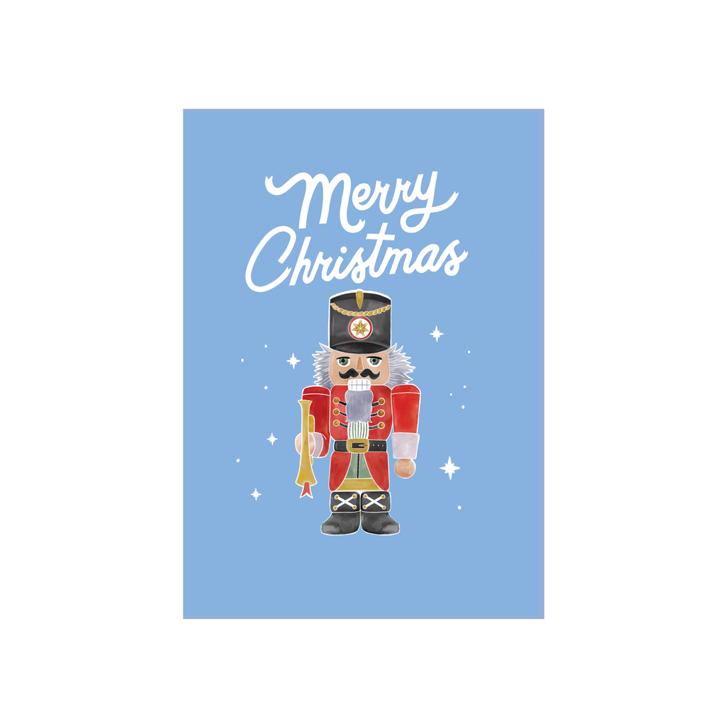 Steer Illustrations X Iko Iko Christmas Card Nutcracker