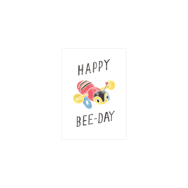 Steer Illustrations X Iko Iko Mini Card BEE-DAY