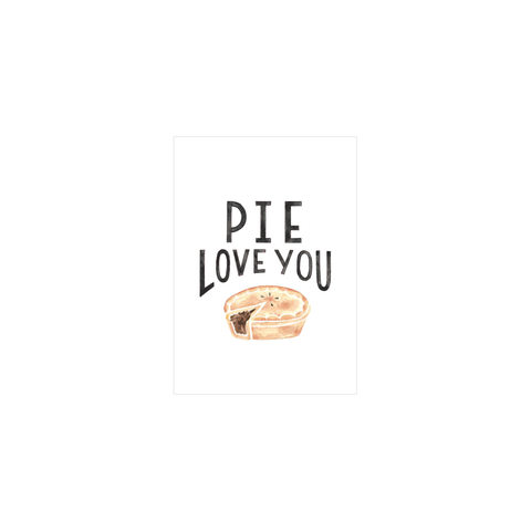 Steer Illustrations X Iko Iko Mini Card Pie Love You