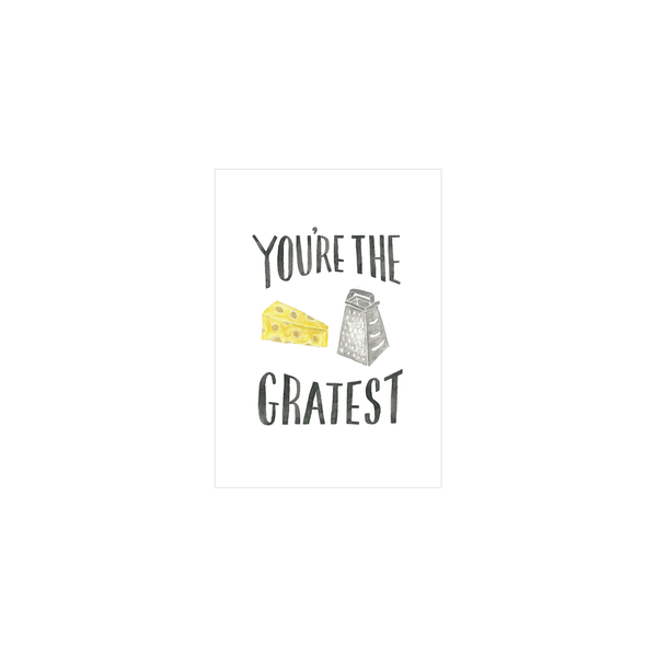 Steer Illustrations X Iko Iko Mini Card The Gratest