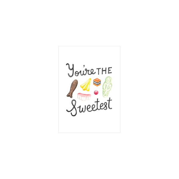 Steer Illustrations X Iko Iko Mini Card The Sweetest