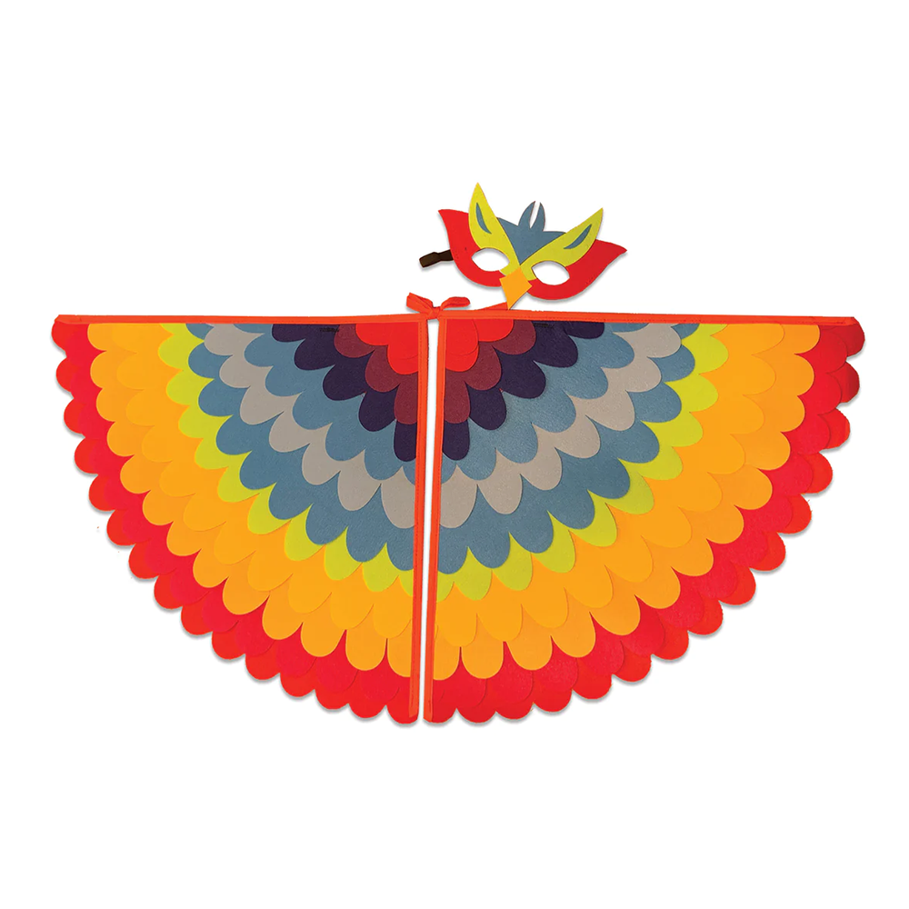 Stick Hunters Felt Wings & Mask Set Rainbow
