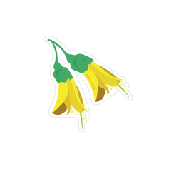 Iko Iko Fun Size Sticker Kōwhai