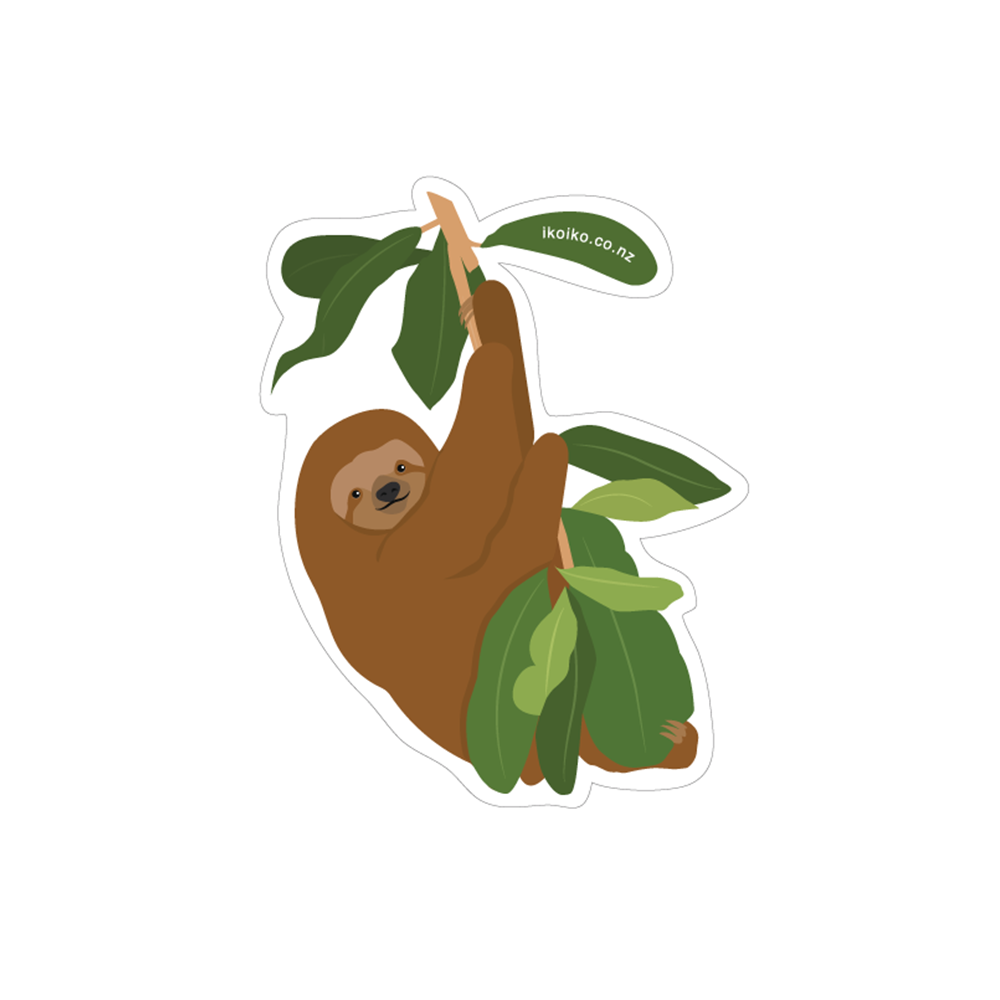 Iko Iko Fun Size Sticker Sloth in Tree