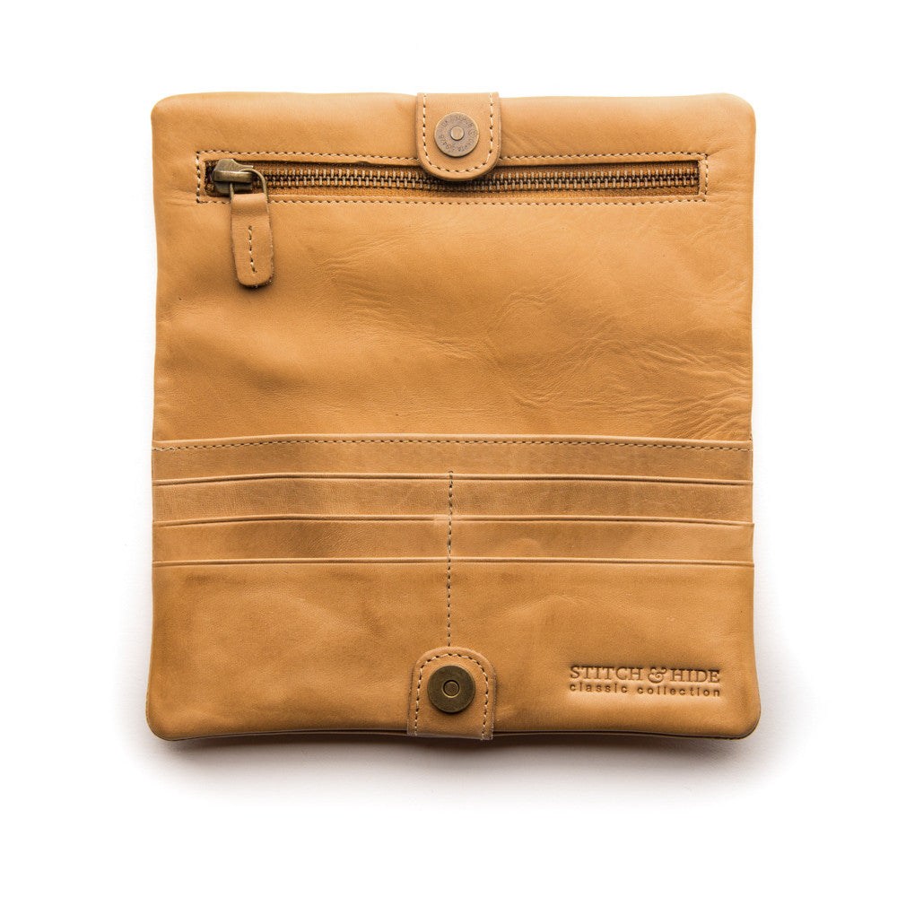 Stitch & Hide Leather Wallet Jesse Caramel