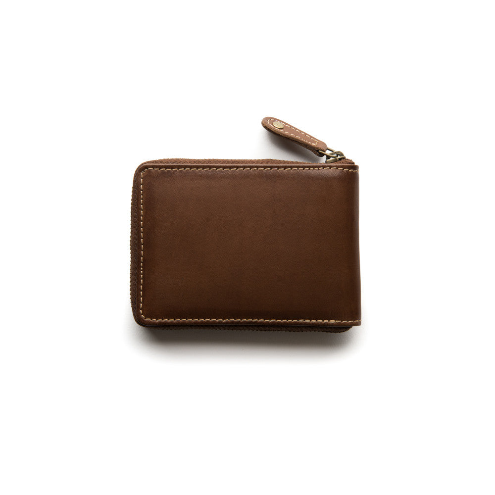 Stitch & Hide Leather Wallet William Dark Brown