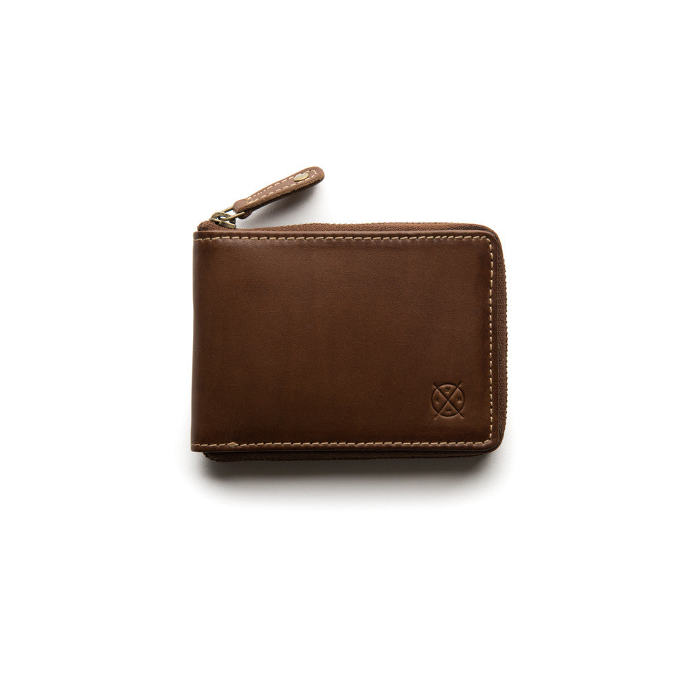 Stitch & Hide Leather Wallet William Dark Brown
