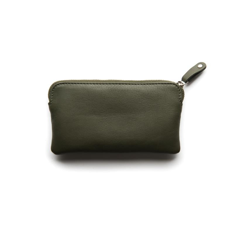 Stitch & Hide Leather Lucy Pouch Olive