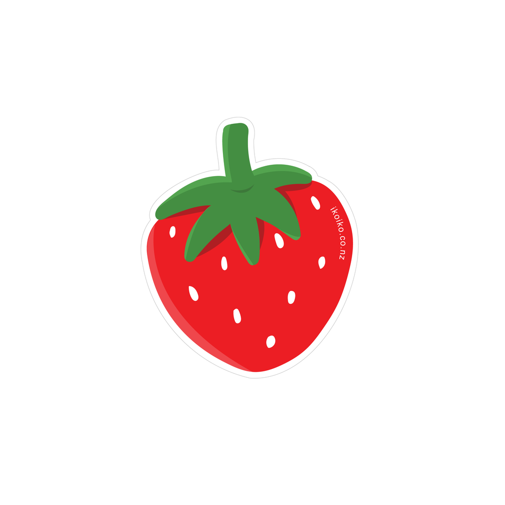 Iko Iko Fun Size Sticker Strawberry