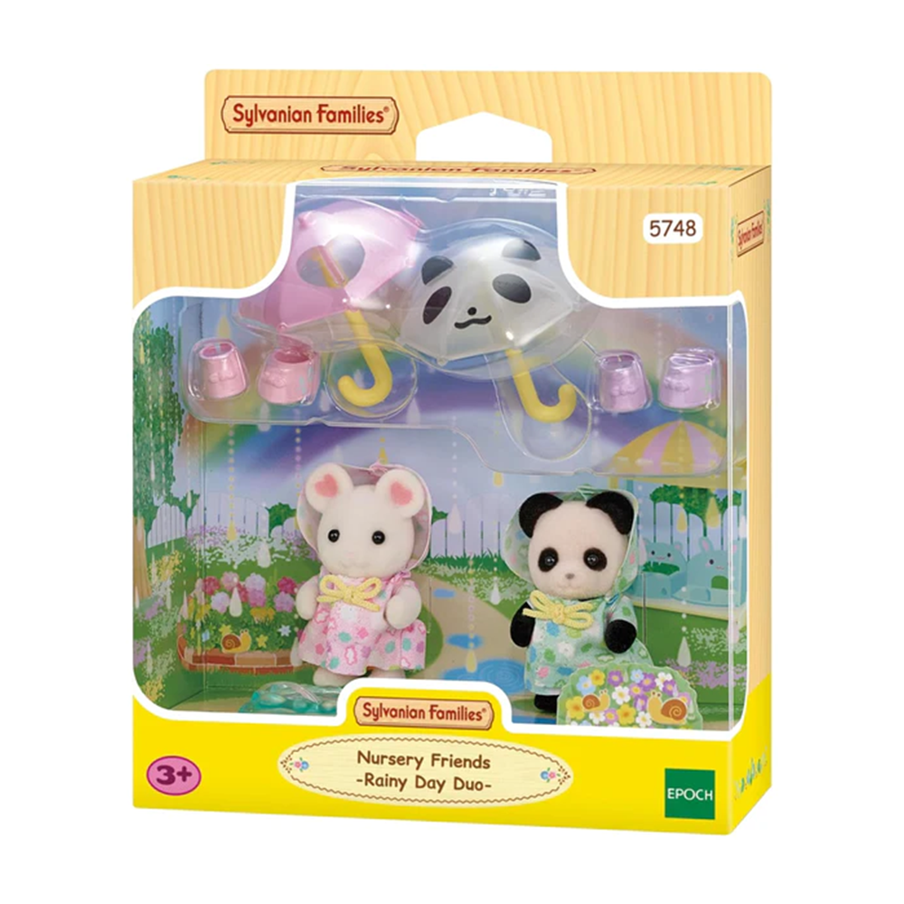 Sylvanian Families Nursery Friends Rainy Day Duo