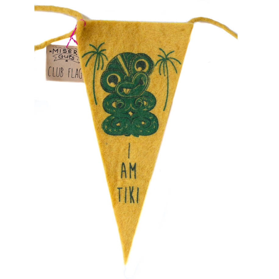 Misery Guts Club Flag I Am Tiki