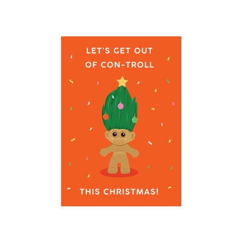 Iko Iko Pop Fun Christmas Card Troll