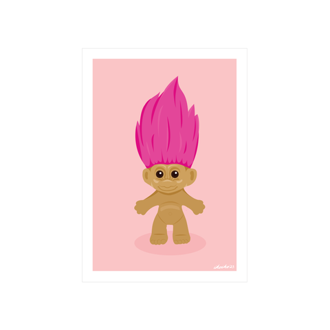 Iko Iko A4 Art Print Pop Troll